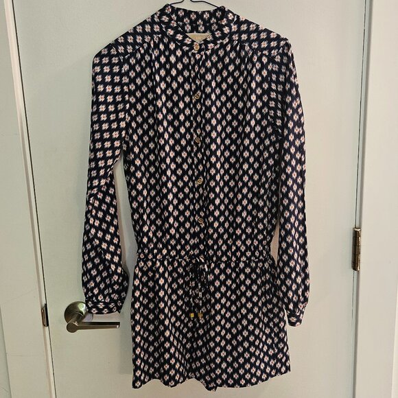 Long-sleeved Navy Blue Michael Kors Romper - Picture 1 of 8